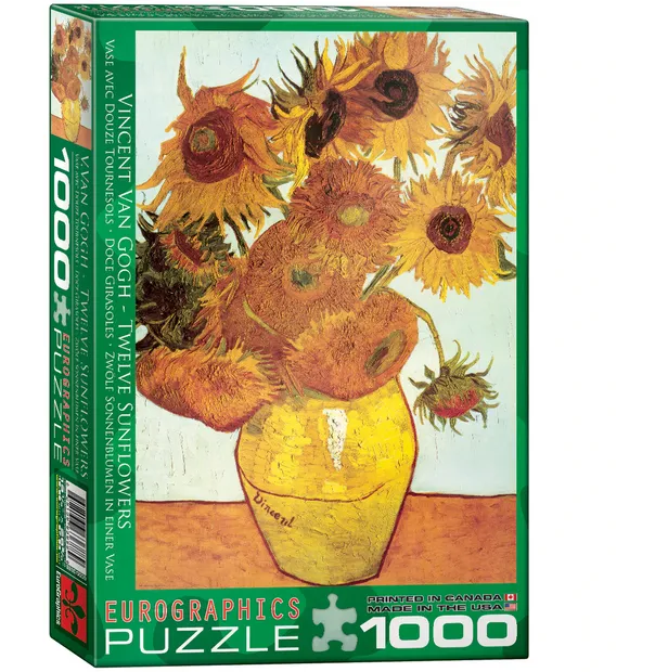 Puzzel: Van Gogh Twelve Sunflowers (1000)