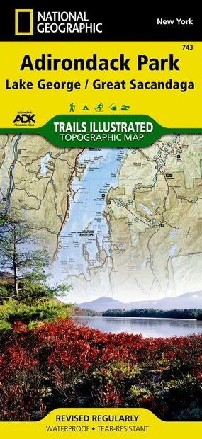 Wandelkaart - Topografische kaart 743 Adirondack Park - Lake George -