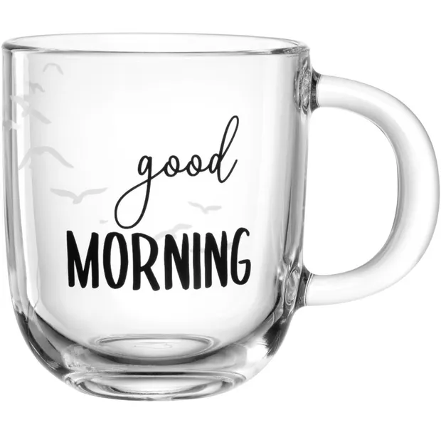 Koffieglas / Theeglas 400ml - Good Morning