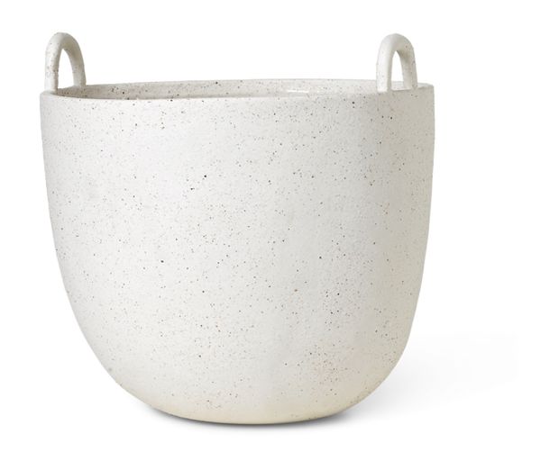 Speckle Pot - Large - Off White