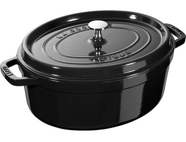 Ovale braadpan 31 cm - 5,5 l - zwart glans