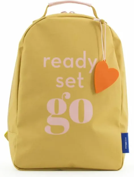 Backpack Yellow Ready Set Go