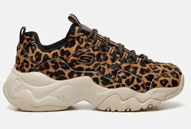 Skechers D'Lites 3.0 Jungle Fashion sneakers luipaard
