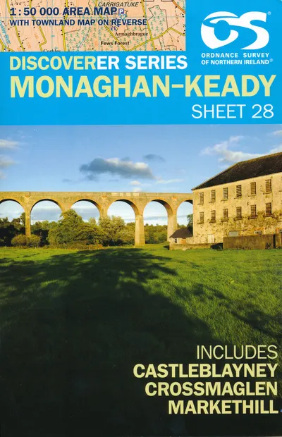 Wandelkaart 28 Discoverer Monaghan - Keady | Ordnance Survey Northern