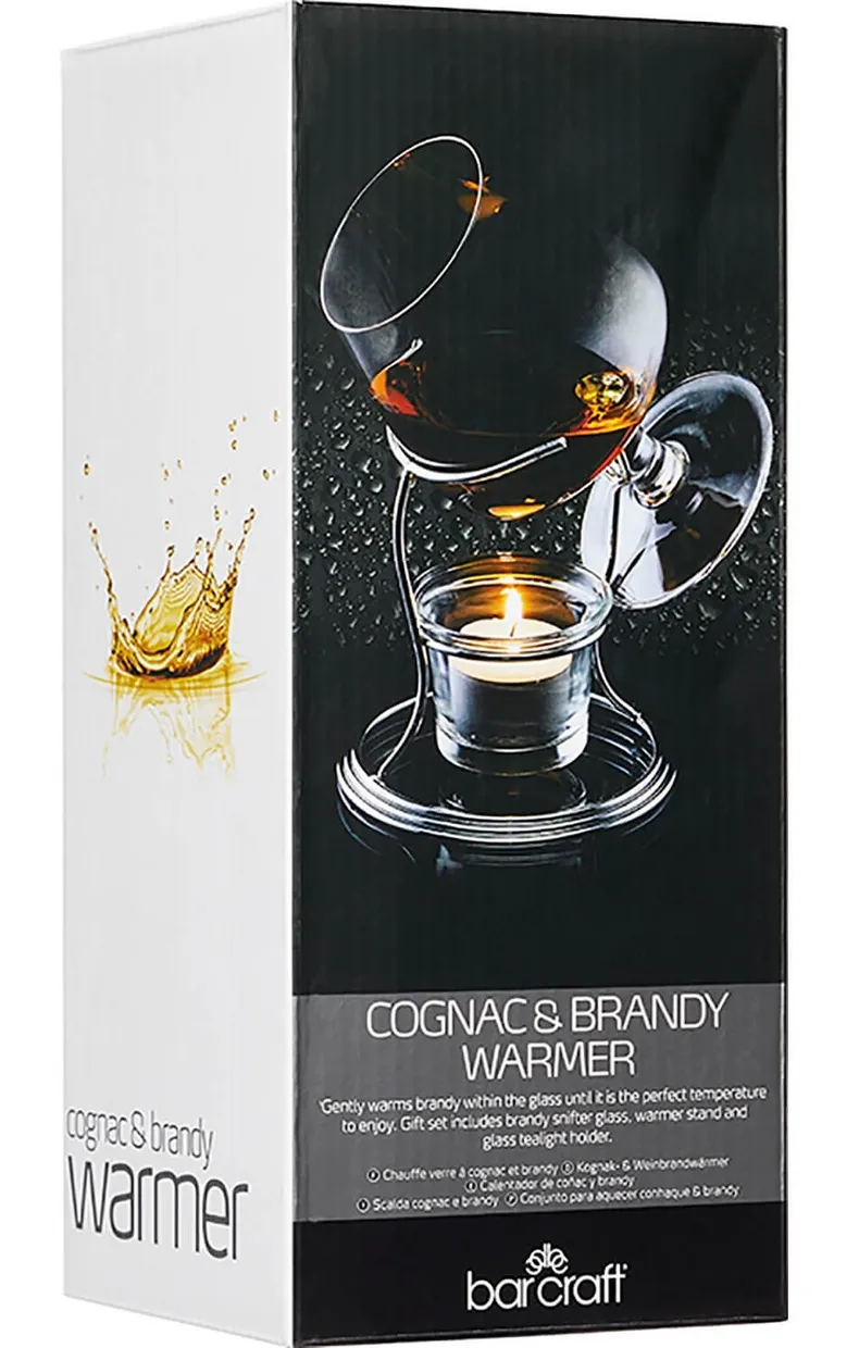 Cognac/Brandywarmer set