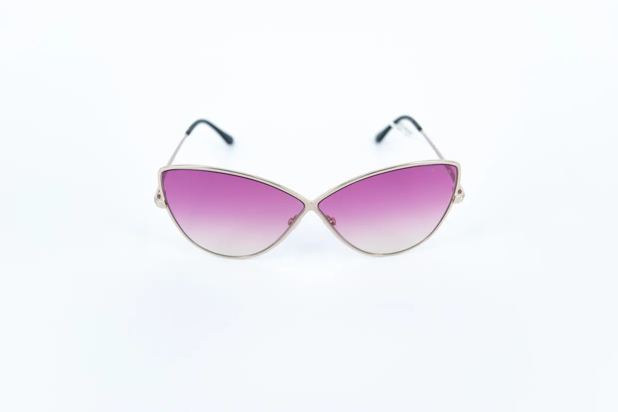 zonnebril 6697 - goud, roze brillenglazen