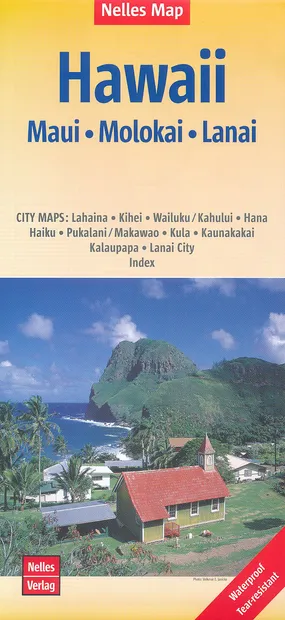 Wegenkaart - landkaart Hawaii Maui - - Molokai - Lanai  | Nelles Verla