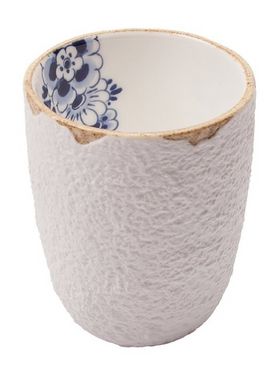 Blauw bloesem Koffie kop