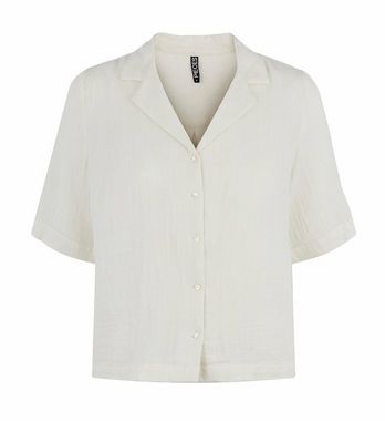 Stina linen blouse white