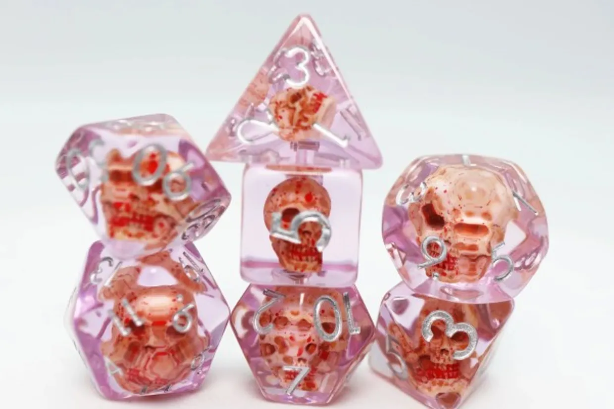Bloody Skull RPG Dobbelsteen Set (7)