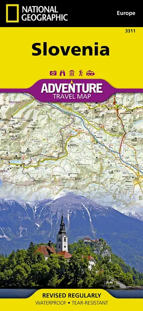 Wegenkaart - landkaart 3311 Adventure Map Slovenia - Slovenië | Nation