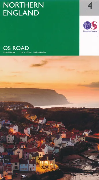 Wegenkaart - landkaart 4 OS Road Map Northern Engeland | Ordnance Surv