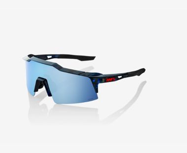 Speedcraft SL Black Holographic/ HiPER Blue Multilayer Mirror Lens + Clear Lens