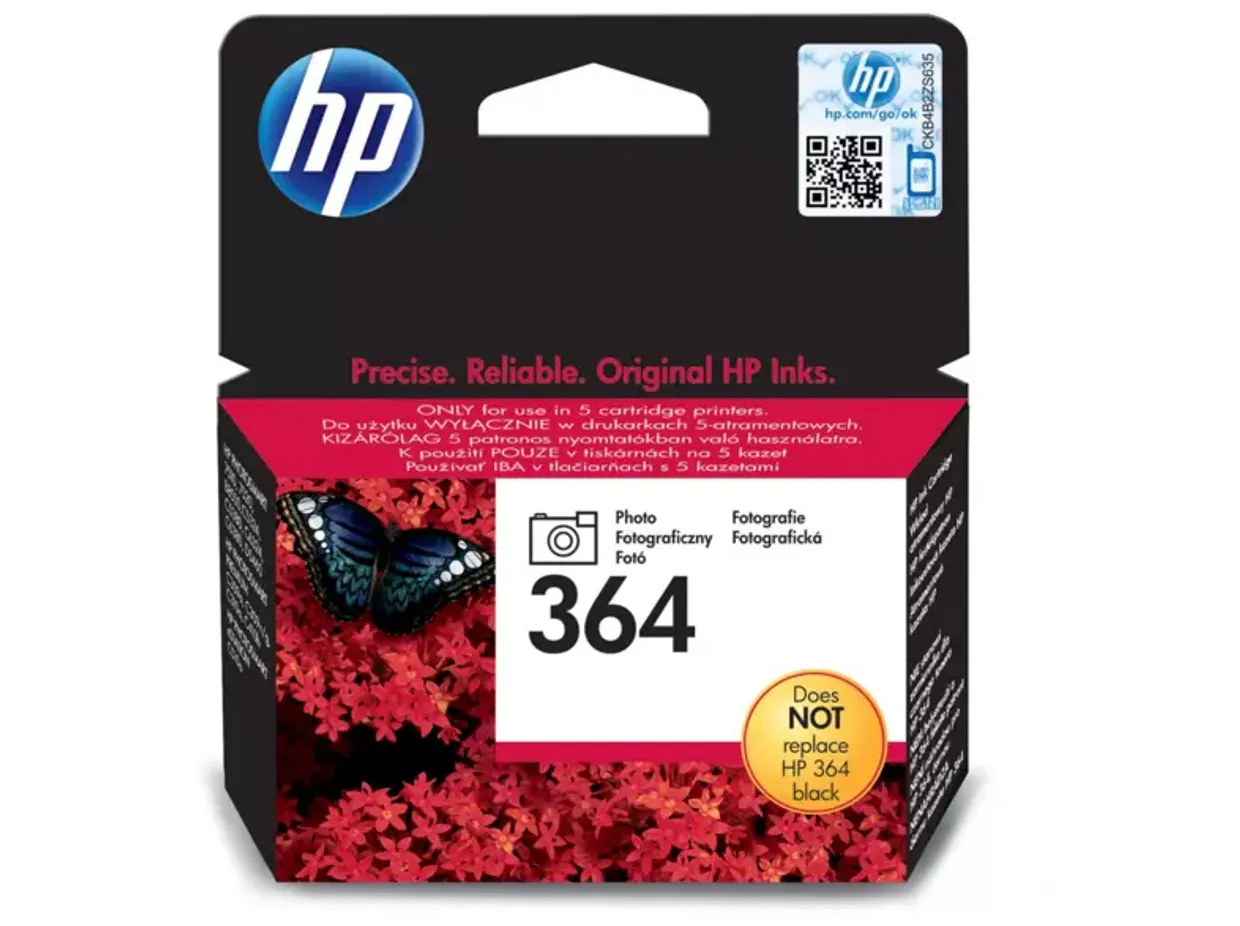 HP 364 zwart foto-inkt