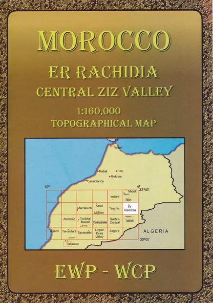 Wegenkaart - landkaart Er Rachidia & Central Ziz Valley – (Marokko) |