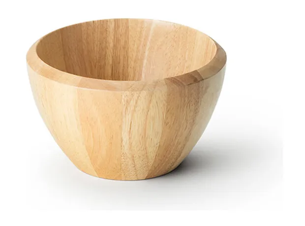 Serveerschaal 15,5 cm Rubberwood