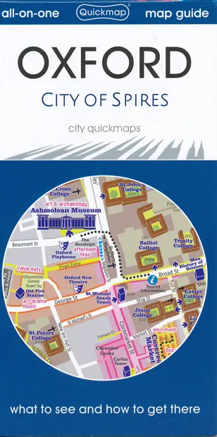 Stadsplattegrond Oxford city of Spires | Quickmap