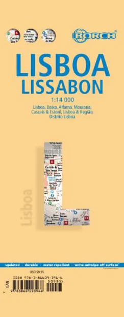 Stadsplattegrond Lissabon - Lisbon | Borch