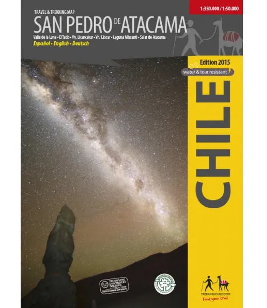 Wandelkaart - Wegenkaart - landkaart San Pedro de Atacama – Chili | Vi