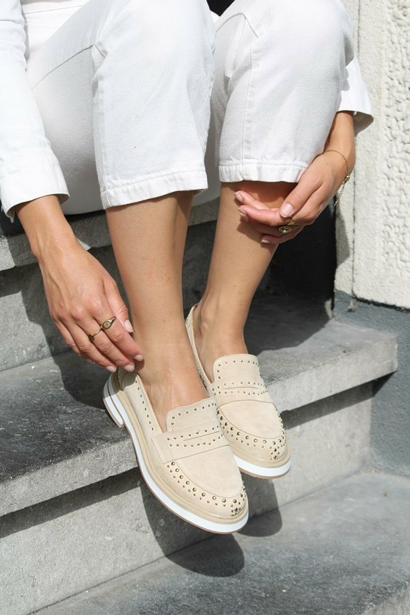 Babouche chunky loafers studs