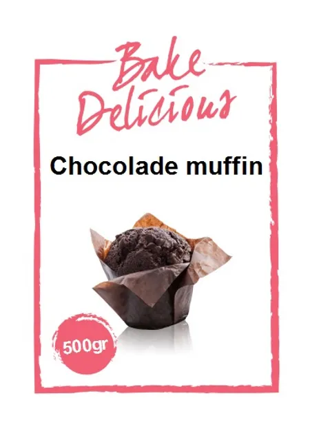 Mix voor Chocolade Muffin 500gr