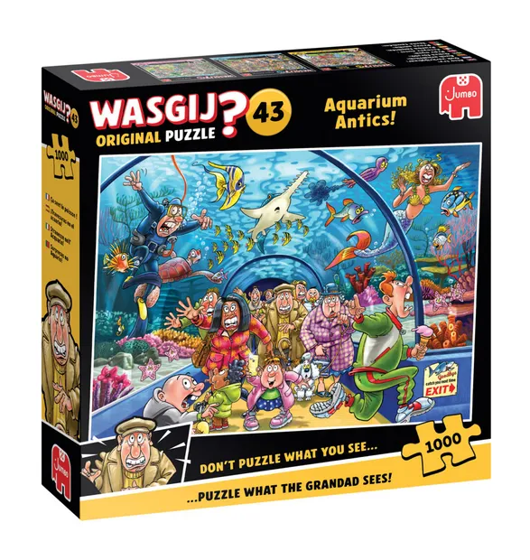 Puzzel - Wasgij Original 43: Aquarium Antics! (1000)
