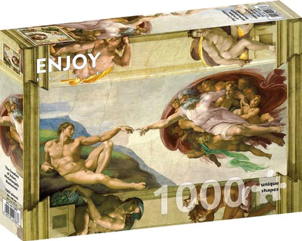 Puzzel - Michelangelo: The Creation of Adam (1000)