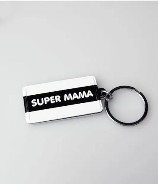 sleutelhanger "SUPER MAMA"