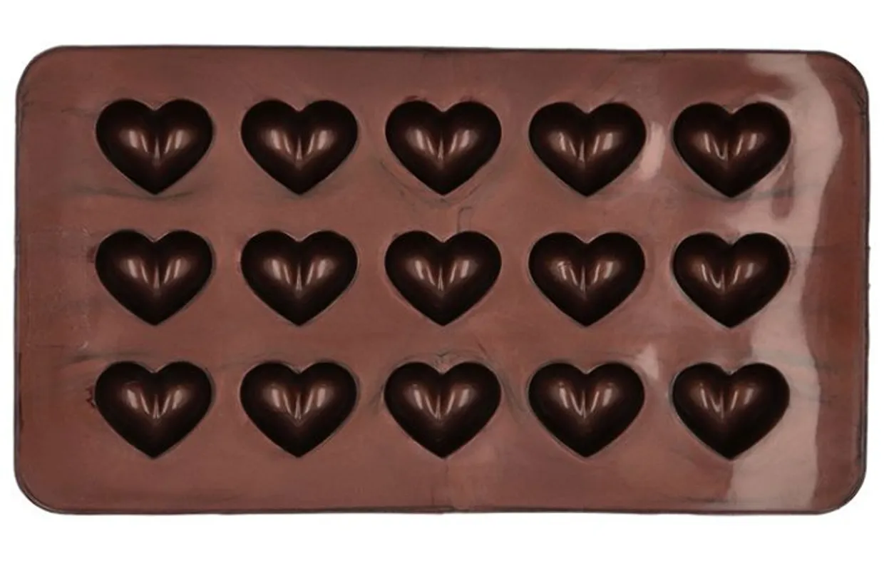 Chocoladevorm siliconen - Hartjes