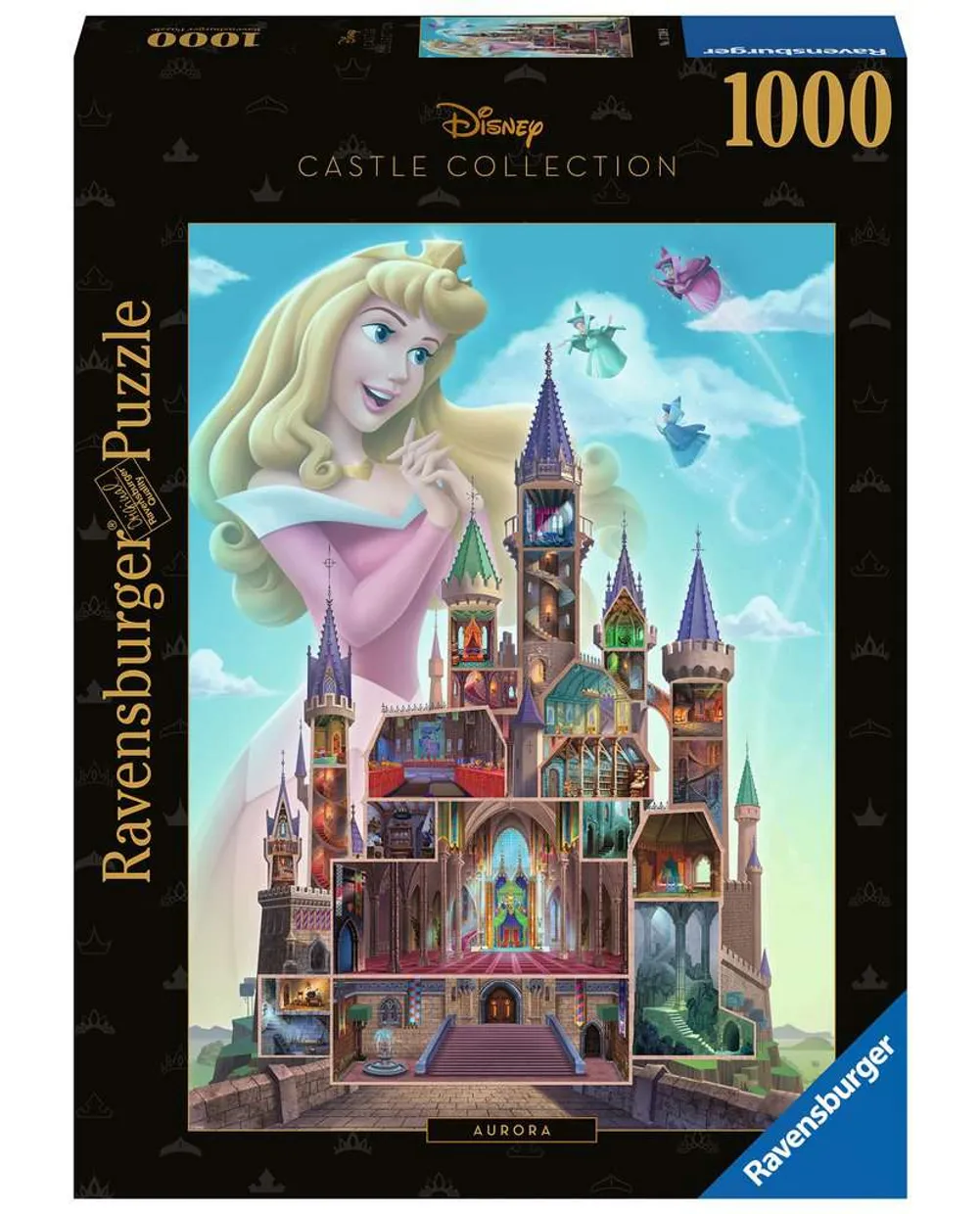 Puzzel - Disney Castles: Aurora (1000)