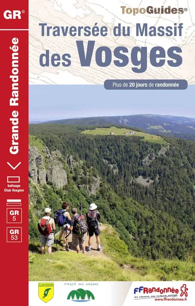 Wandelgids 502 GR5 - GR53 Traversée du Massif des Vosges - Vogezen | F