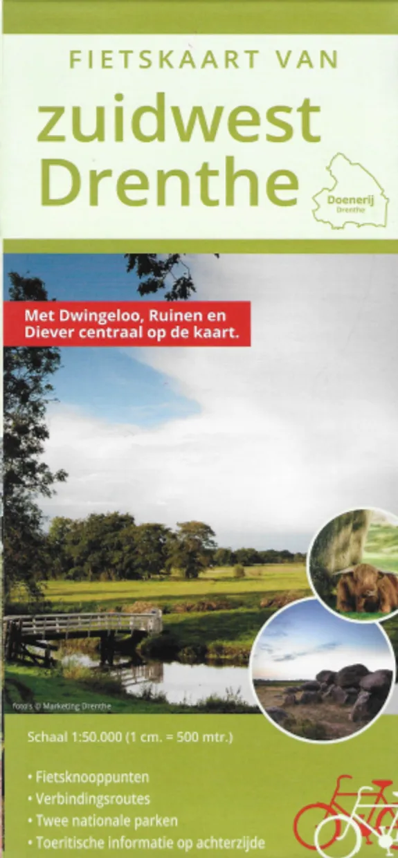 Fietskaart Zuidwest Drenthe