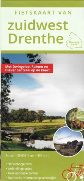Fietskaart Zuidwest Drenthe