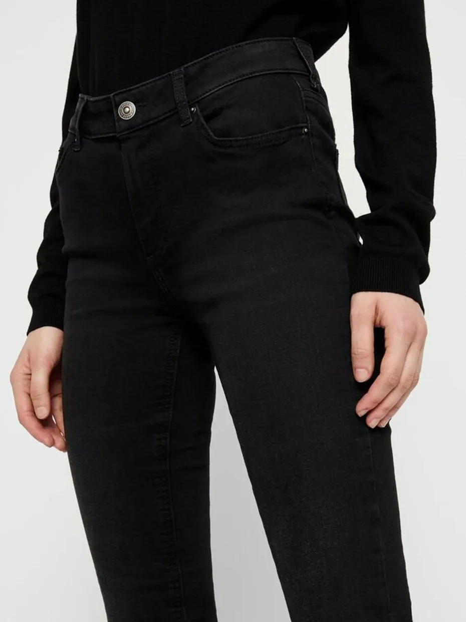 Delly MW SKN jeans deep black