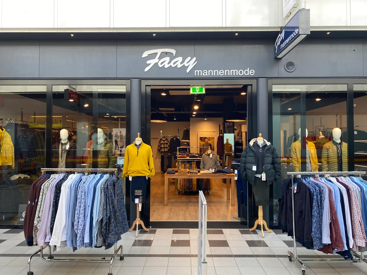 Faay Mannenmode, Exterior