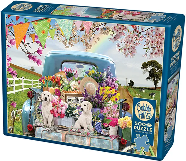 Puzzel - Country Truck in Spring (500)