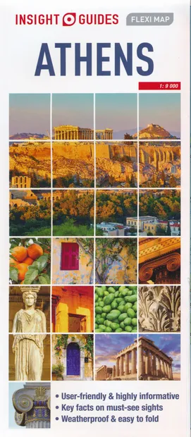 Stadsplattegrond Fleximap Athene - Athens | Insight Guides