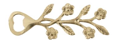 Wild flower bottle opener Goud