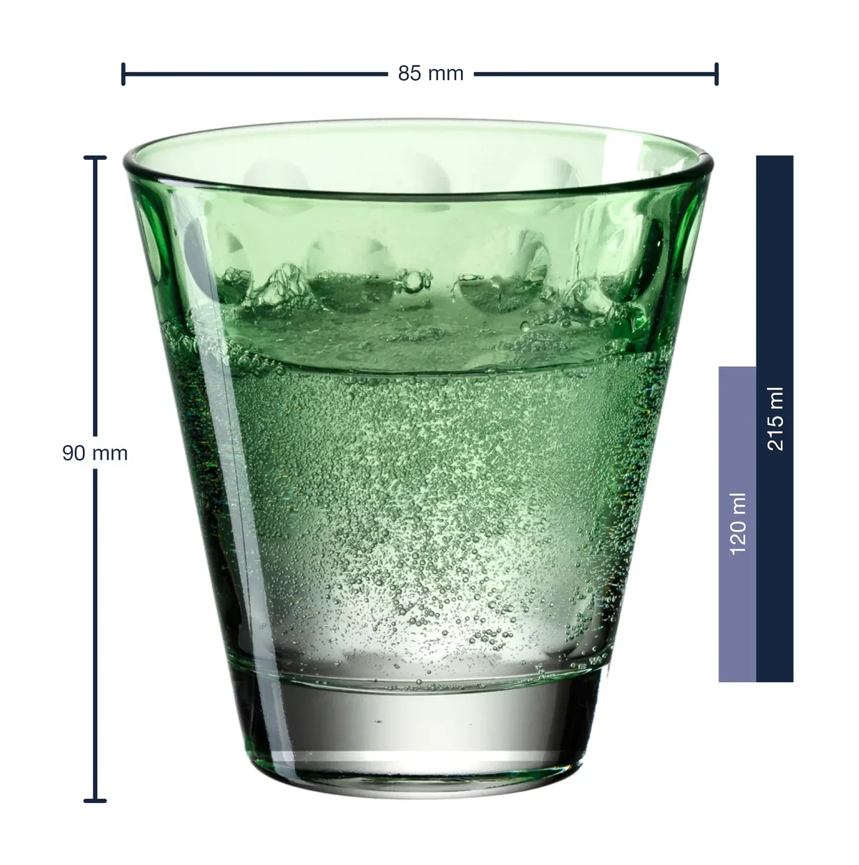 Sapglas pastel licht groen 215ml - Optic