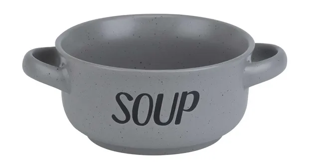 Soepkom 'Soup' Grijs