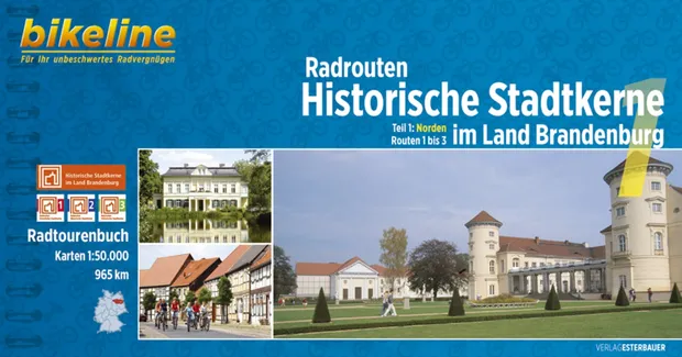 Fietsgids Bikeline Radrouten Historische Stadtkerne im Land Brandenbur
