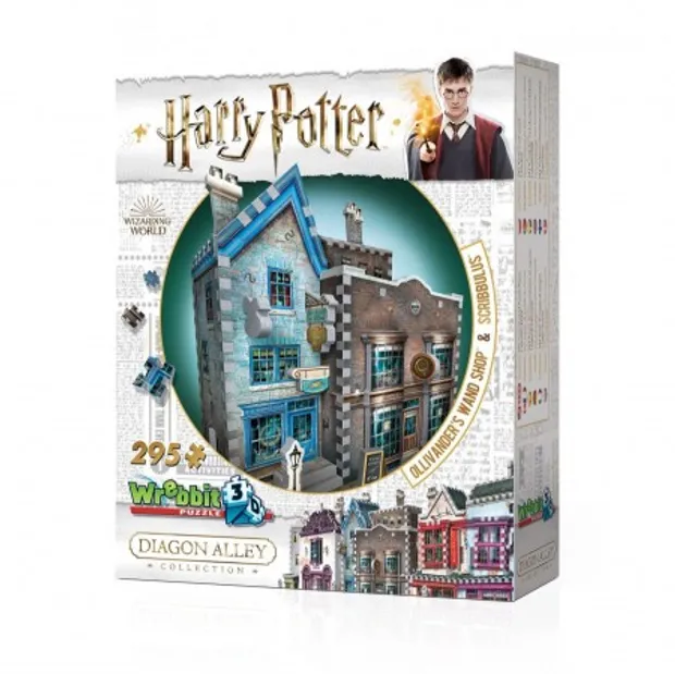 Puzzel: 3D Harry Potter Ollivander's Wand Shop & Scribbulus (295)