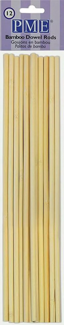 Dowel Rods Bamboe 12 stuks