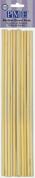 Dowel Rods Bamboe 12 stuks