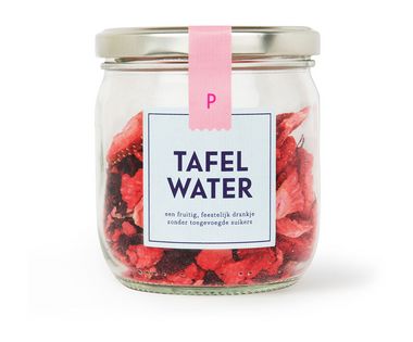 Tafelwater navulling aardbei & hibiscus