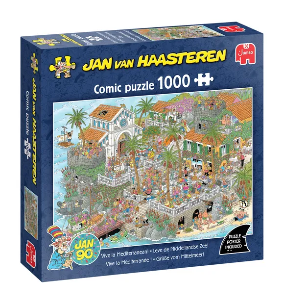 Jan van Haasteren - Leve de Middellandse Zee! (1000 stukjes)