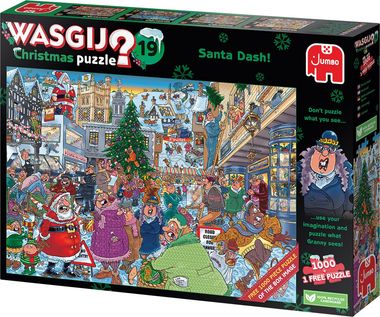 Puzzel - Wasgij: Santa Dash (2 x 1000)