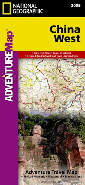 Wegenkaart - landkaart 3009 Adventure Map China West | National Geogra