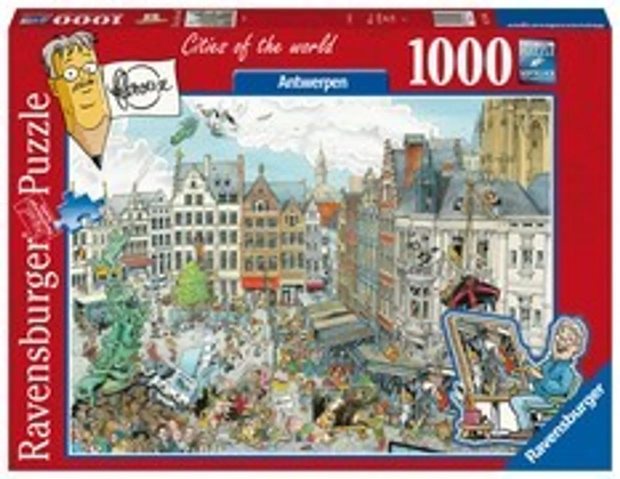 Puzzel - Frans Leroux: Antwerpen (1000)