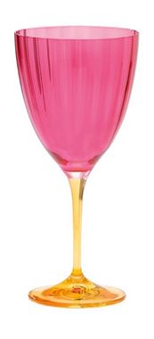 Jazzy Pink Wine Cocktail Champagne glass